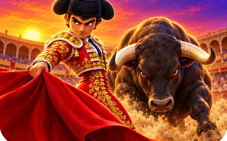Gameplay van Bull Fighter