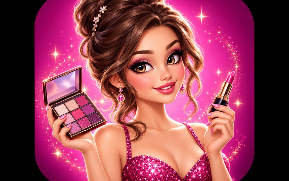 Gameplay van Make Up en Dress Up met aankleedopties
